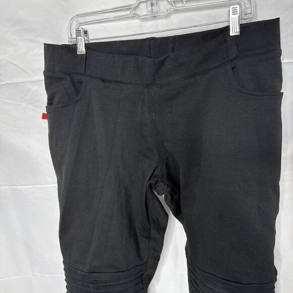 Womens Motorcycle Pants Sz 18 GOGO GEAR black Nade With Kevlar Riding Leggings - Picture 4 of 13